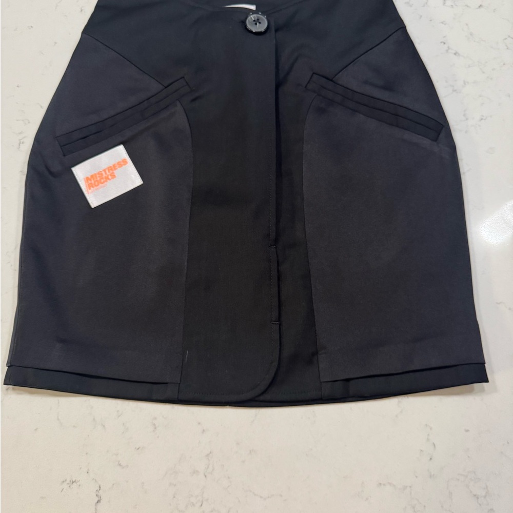 NWOT Mistress Rocks Los Angeles Black Mini Skirt size XS